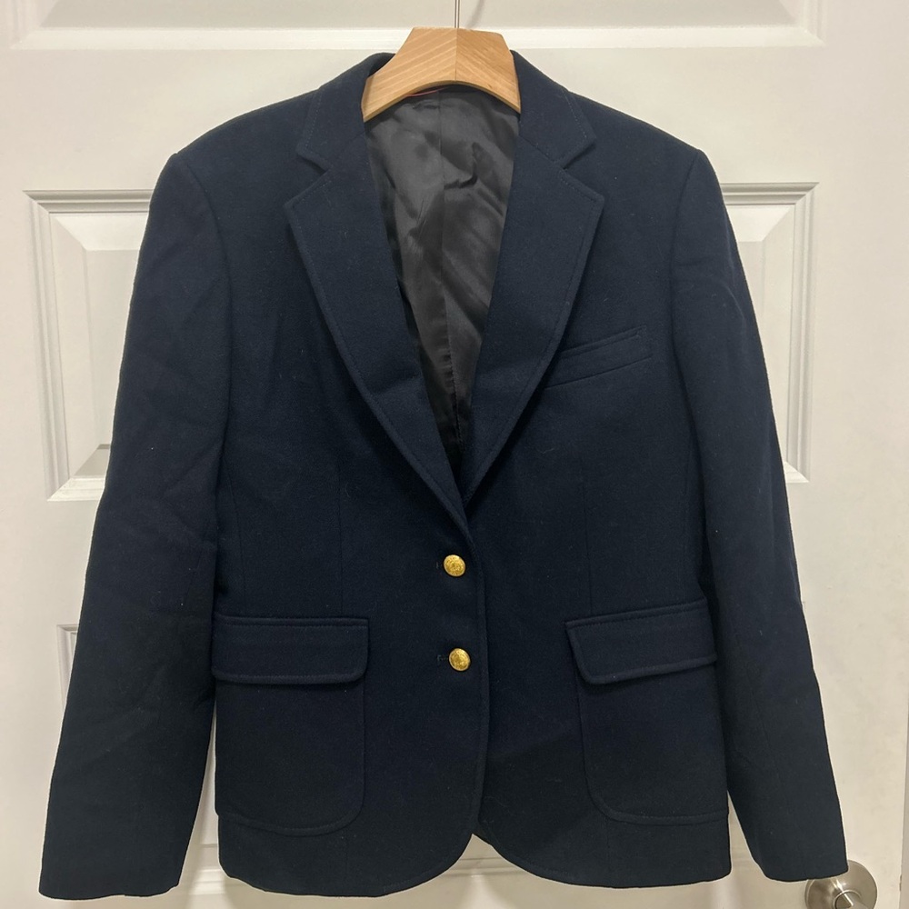 Eddie Bauer Navy Blazer with Gold Buttons